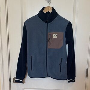 Chunky pile fleece full zip jacket